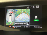 【アラウンドビューモニター】専用のカメラにより、上から見下ろしたような視点で360度クルマの周囲を確認することができます☆死角部分も確認しやすく、狭い場所での切り返しや駐車もスムーズに行えます。