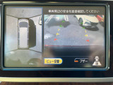 上空から見下ろしているかのように駐車できるアラウンドビューモニター