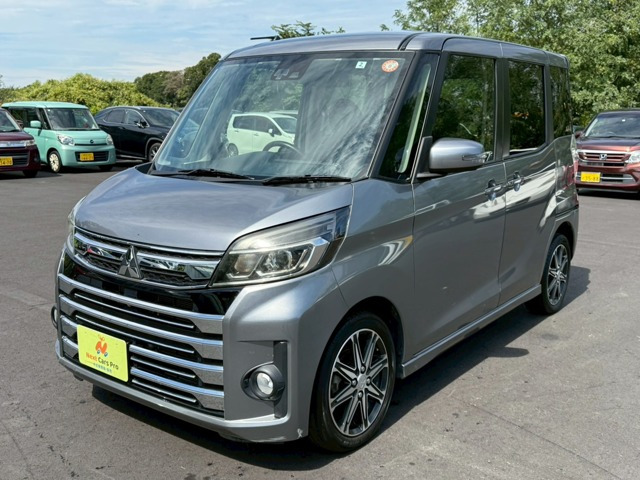 eKスペースカスタムT セーフティ プラス エディション純正ナビ フルセグ 全周囲モニター 両側