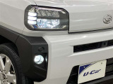 LEDヘッドライトです。デザイン性がよくとても明るいので、夜間の走行や悪天候でも安心です。しかも長寿命!