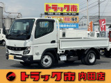 令和7年式三菱ふそうキャンター2t全低床6速セミAT・登録済未使用車・LEDライト・電格ミラー・キーフリー・Bカメラ・坂道発進
