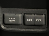 【1500Wアクセサリーコンセント】消費電力1500Wまでの家電が使えます。キャンプやスポーツ・アウトドアでのアクティビティはもちろん、災害・停電の際に大活躍♪