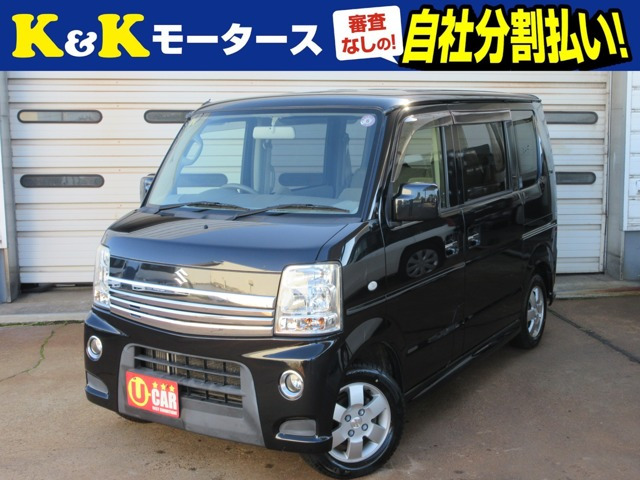 エブリイワゴンPZターボ ディスチャージヘッドランプ 4WD後期モデル 4WD ターボ車 パワースライ