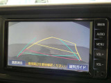 駐車も安心のガイドライン付きバックモニターです。