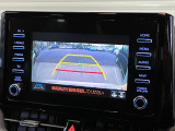 セレクトレバーをRギアに入れればバックモニターが映ります!駐車も安心です☆