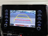セレクトレバーをRギアに入れればバックモニターが映ります!駐車も安心です☆