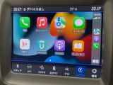 ●Apple Car Play:スマホとの有線接続で、ナビ・オーディオ再生などスマホのアプリ機能が画面でも使える便利機能です!