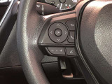 ステアリングスイッチで、安全運転!前方から目線を外さないように!