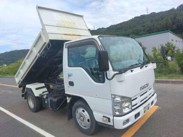 エルフ3.0 三転強化ダンプ 高床 ディーゼル3転ダンプ 3方開 レンタカー歴 3000cc 軽油