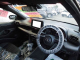 見晴らしの良い運転席。