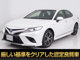 ★トヨタ カムリHV WSレザーパッケージ★★禁煙車★JBLサウンドシステム★黒本革★★メーカーオプションSDナビ★衝突軽減★★レーダクルーズ★セーフティセンス★★障害物センサー★シートヒーター★BSM★