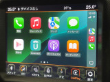 ●Apple Car Play:スマホとの有線接続で、ナビ・オーディオ再生などスマホのアプリ機能が画面でも使える便利機能です!