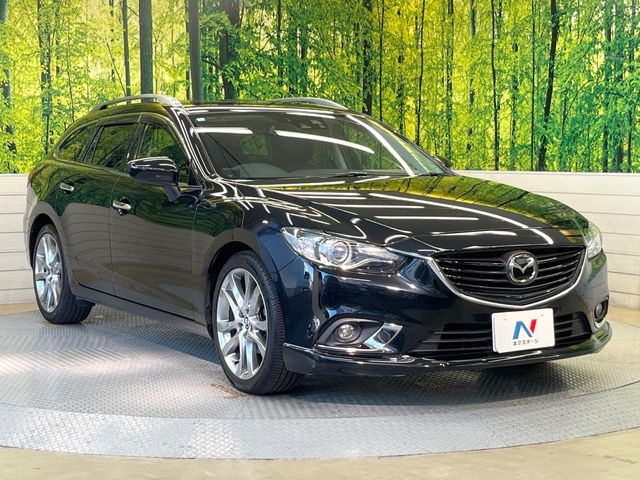 管r310205-0254 マツダ アテンザ ワゴン 25 EX GH 5 FW サイド ステップ スポイラー スカート エアロ L 左 側 35J リーガル ブルー パール ピカキュウ T20S LED マツダ アテンザワゴン (GJ系 前期) 対応 FR