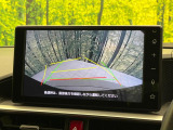 【バックカメラ】駐車時に後方がリアルタイム映像で確認できます。大型商業施設や立体駐車場での駐車時や、夜間のバック時に大活躍!運転スキルに関わらず、今や必須となった装備のひとつです!