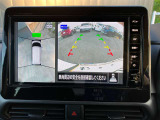 360℃真上から見下ろした映像が映し出されるアラウンドビューモニター搭載☆安全安心ですね♪