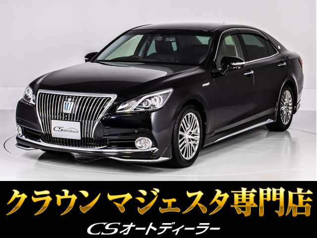 クラウンマジェスタ 3.5 Fバージョン 禁煙 後期 黒革 エアロ セーフティS