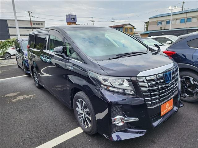 アルファード ハイブリッド 2.5 SR E-Four 4WD 後席モニター/社外ナビ/地デジ/両側電...