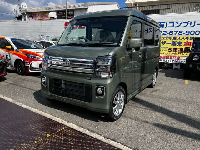 スズキ エブリイワゴン PZターボ 新色アイビーグリーンメタリック の