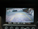 バックカメラの画像です。ガイドラインがスムースな車庫入れをサポートいたします!車庫入れの安心感がアップしますね☆
