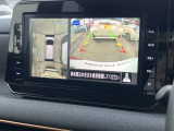空から車を見たような「アラウンドビューモニター」!車の周りが一目で確認できるので、小さなお子様や障害物があっても安心して乗ることができます♪