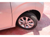 タイヤサイズは155/65R14純正アルミホイール付き!(夏タイヤ装着)冬タイヤ、ホイール注文も承っております☆