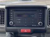 純正オーディオでCD・AM/FMラジオ付き(ワイドFM対応)で、それぞれ6チャンネルまで登録できます。