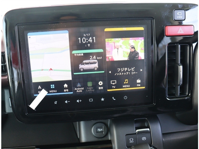 スズキ スペーシアカスタム ハイブリッド(HYBRID) XSターボ 9型ナビTV