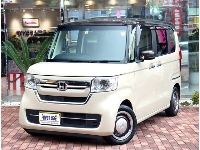 N-BOXL ターボ コーディネートスタイル1オーナー 純正ナビ Bカメラ ETC 前後