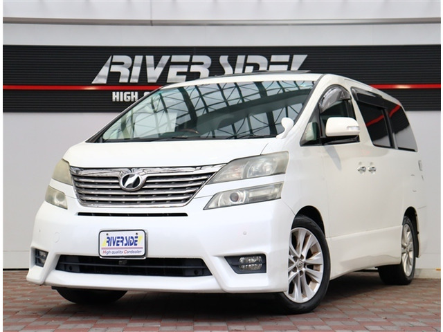 ヴェルファイア2.4 Z純正ツインモニターツインムーンルーフHID