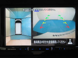 アラウンドモニター 白線や駐車車両をナビ及びルームミラーに表示 駐車している車両との位置関係も一目で分かって安心です
