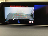【パノラミックビューモニター】クルマの前後左右に搭載したカメラから取り込んだ画像を合成し、車両を上から見たような画像をディスプレイに表示します。