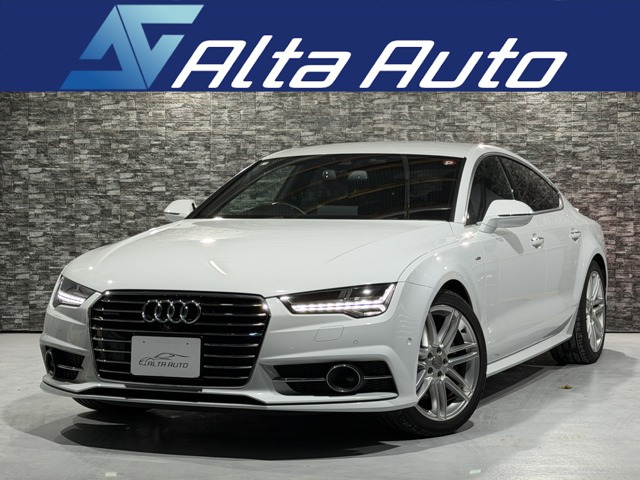 A7スポーツバック 2.0 TFSI クワトロ Sラインパッケージ 4WD 全国保証/後期型/黒革/...