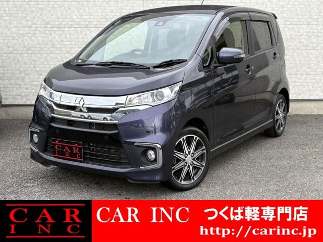 eKカスタムT セーフティパッケージ社外メモリーナビ Bluetoothオーディオ