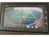 バックカメラを搭載しておりガイドラインも表示されますので車庫入れも安心ですね♪