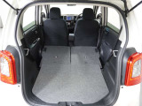 ◆リアシートを使用しない時はこの通り更に広々ラゲッジスペースの出来上がりです、たくさんの荷物が積み込み可能です!