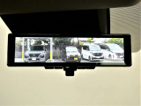 後部座席に人が乗ってる時も荷物をたくさん載せた時も後方確認が出来る便利なスマートルームミラー!