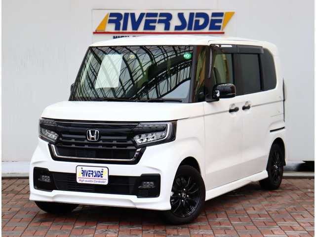 N-BOXカスタム L スタイルプラス ブラック ワンオーナー メモリーナビ フルセグTV