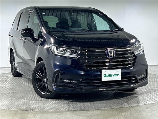 オデッセイ 2.0 e:HEV アブソルート EX ブラックエディション 本革シート 修復歴無し