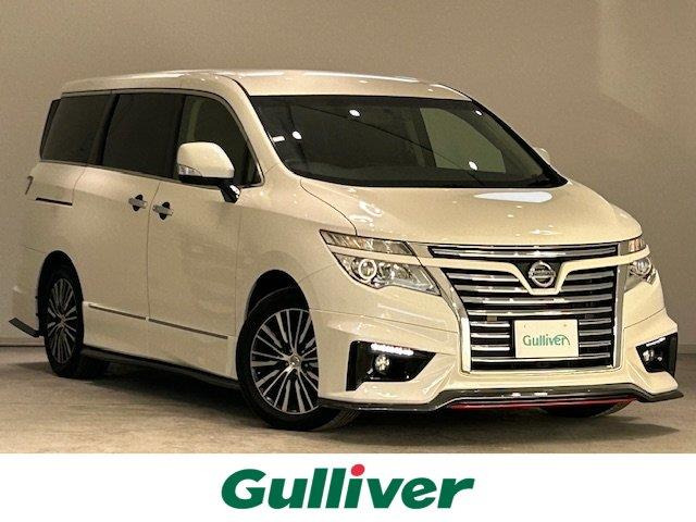 エルグランド2.5 250ハイウェイスターS ホワイトレザー アーバンクロム修復歴無し