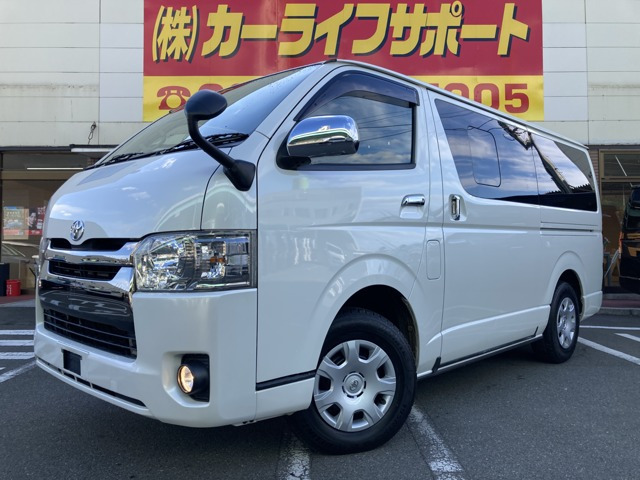 ハイエースバン3.0 スーパーGL ダークプライム ロング ディーゼル 4WD寒冷地仕様・LEDヘッドライト・プッシュス