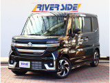 スズキ スペーシアカスタム ハイブリッド(HYBRID)  XSターボ  届出済未使用車 メーカオプション9インチ