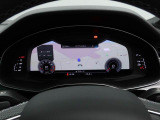 必要に応じてメーター内に地図や車両のインフォメーションなどを切り替え表示できる12.3インチバーチャルコクピット