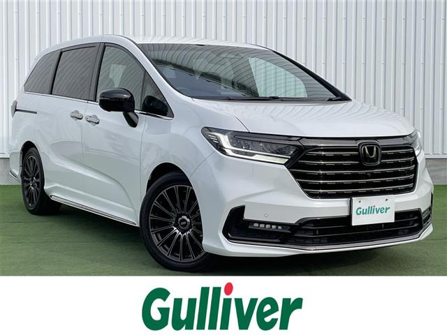 オデッセイ2.0 e:HEV アブソルート EX ブラックエディション本革シート ワンオーナー