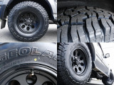 タイヤは新品ジムラインAW&times;新品YOKOHAMAジオランダー(285/75/16)となります。タイヤは消耗品となるので新品なのは嬉しいポイントですね♪