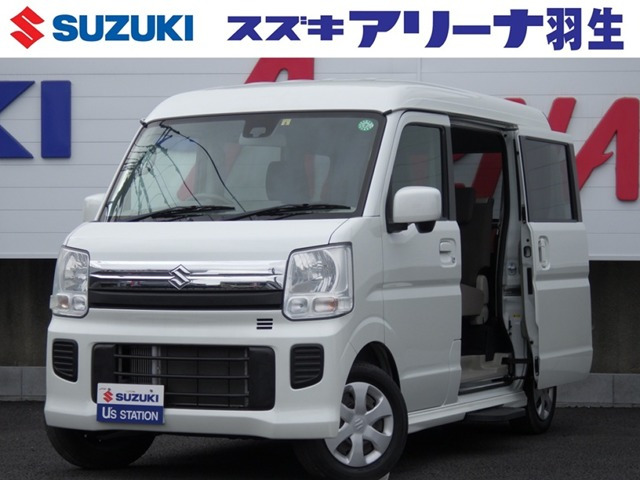 エブリイワゴン ウィズ 車いす移動車 左右分割式リアシート付 