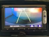 バックでの車庫入れも安心です! リアカメラが付いているバックモニター付のナビを装備しております。操作線もついており距離感も画面から確認できます。