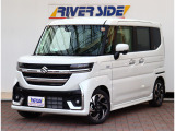 スズキ スペーシアカスタム ハイブリッド(HYBRID)  XSターボ  届出済未使用車 全方位カメラ付ナビ