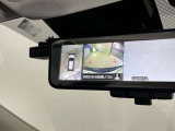 バックミラーにアラウンドビューモニターの表示も可能です!