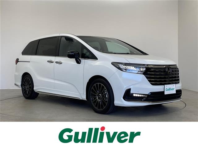 オデッセイ 2.0 e:HEV アブソルート EX ブラックエディション 本革シート ワンオーナー