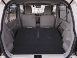 ◆リアシートを使用しない時はこの通り更に広々ラゲッジスペースの出来上がりです、たくさんの荷物が積み込み可能です!